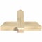 Ekena Millwork Eugene Rough Sawn Timber Gable Bracket, Douglas Fir, 36"W x 23"H x 6"D x 6"F, 15/12 Pitch GBW036X23X0606EUG00RDF - alternate 4